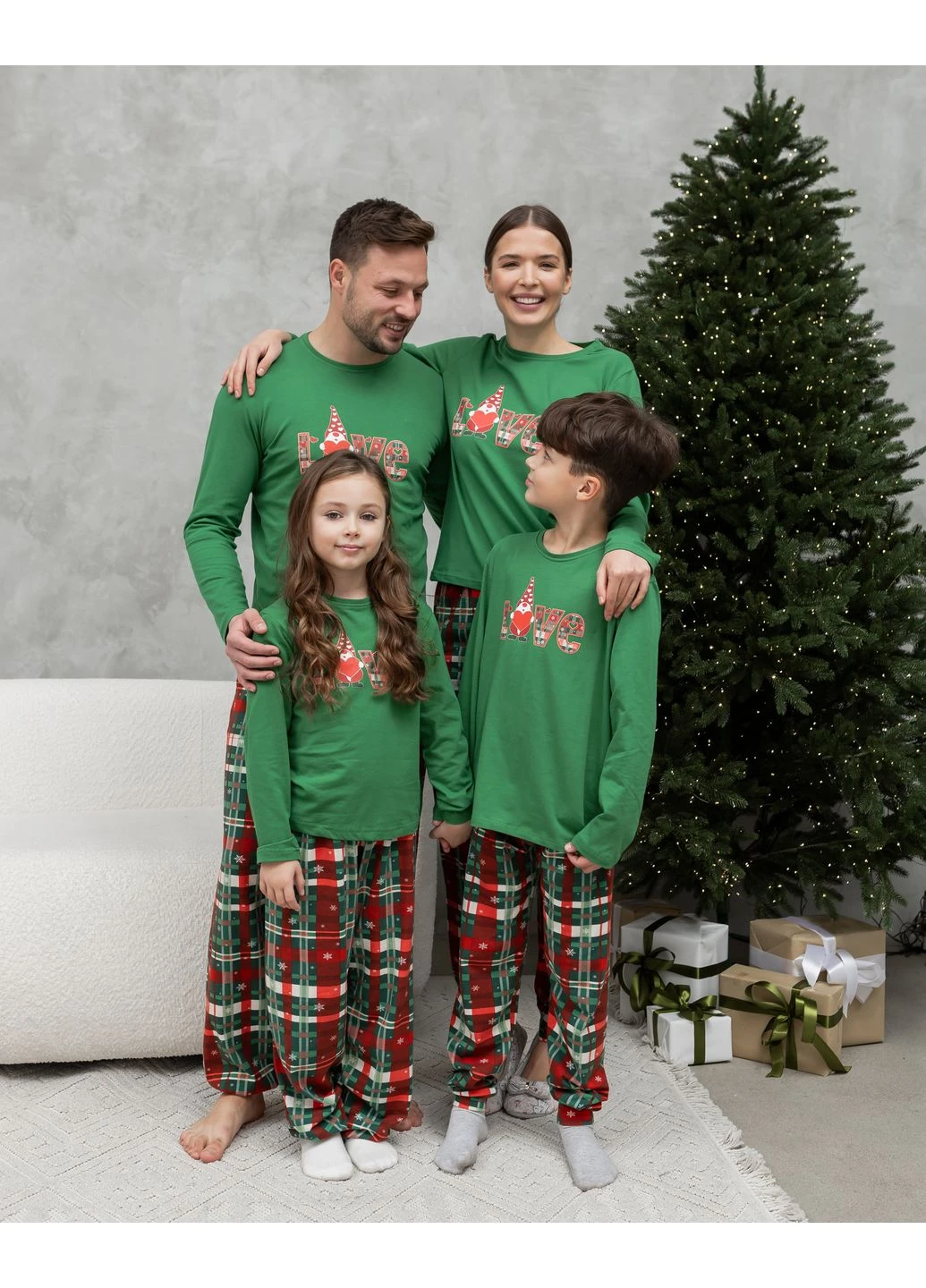 Мужской комплект со штанами Love Family look для семьи Tom John (387266983)