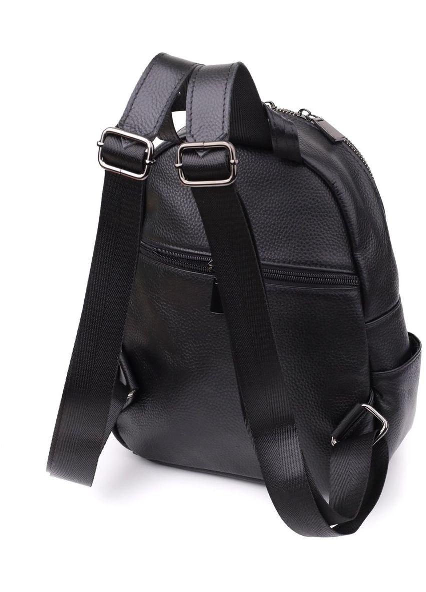 Рюкзак женский кожаный 10 л городской маленький Черный 39592 Vintage (355884772)