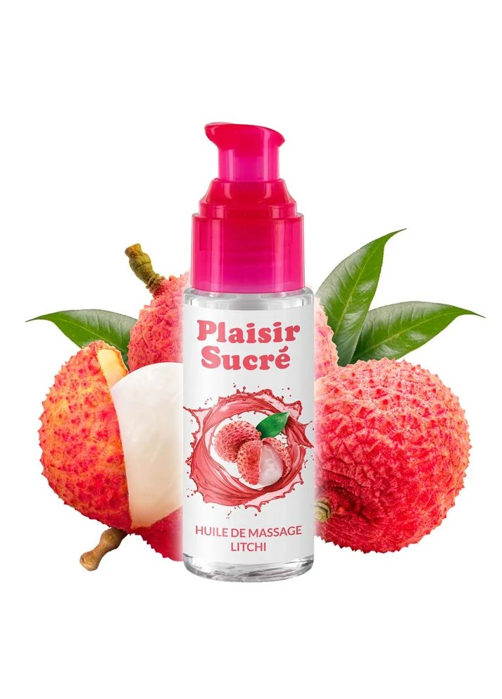Массажное масло Huile De Massage Litchi, 50 мл Plaisirs Secrets (374554934)