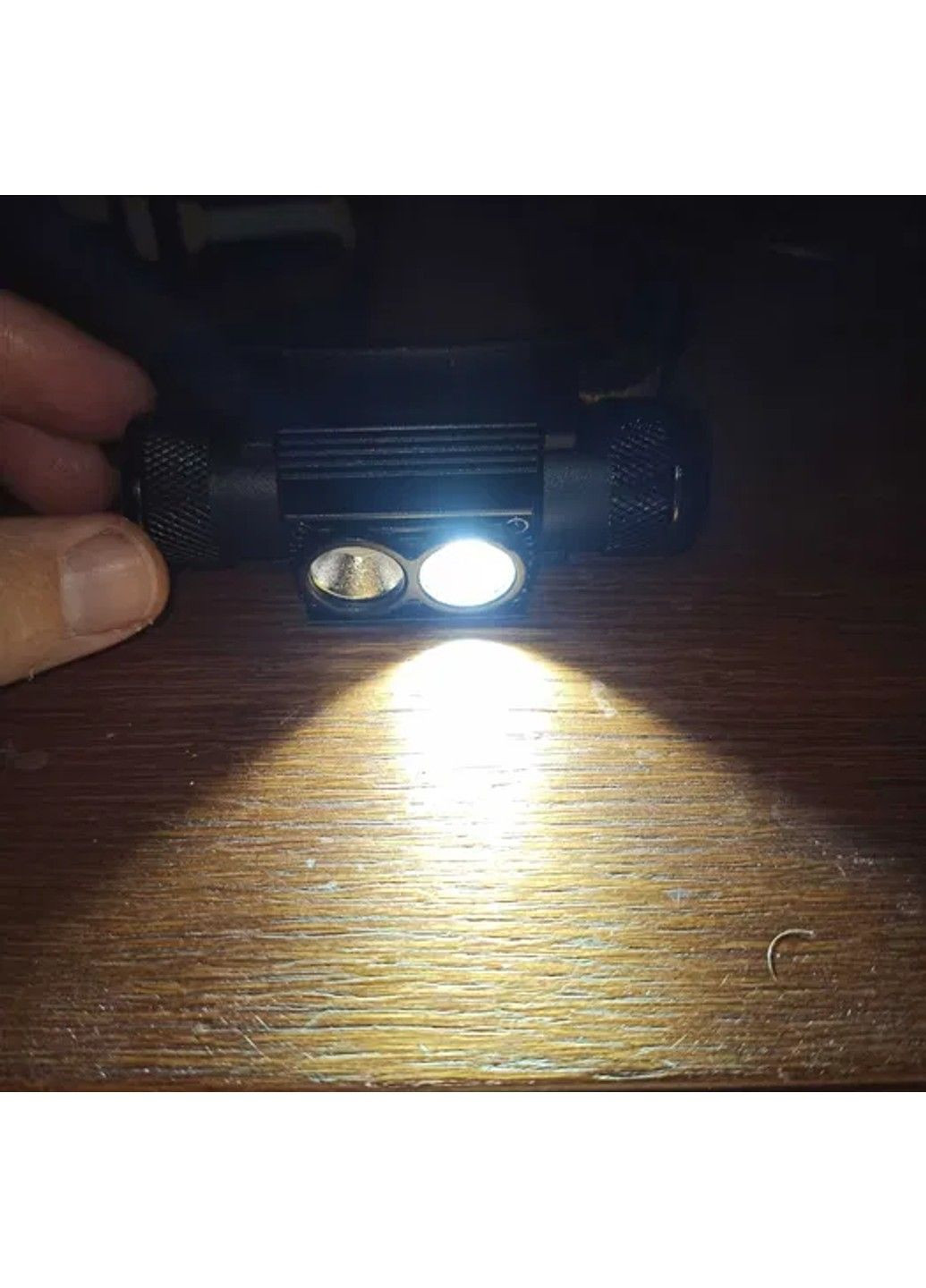 Налобний ліхтар Boruit H02B-Red (біле + червоне світло) с акумулятором 2200мАч No Brand (331640003)