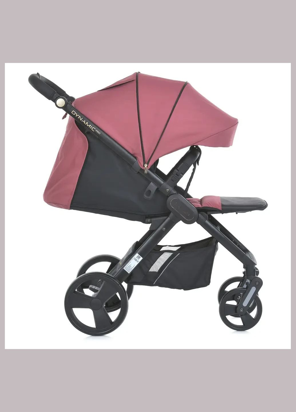Прогулянкова коляска для бездоріжжя, дитяча коляска з чохлом на ніжки та москітною сіткою Dynamic (333343133)