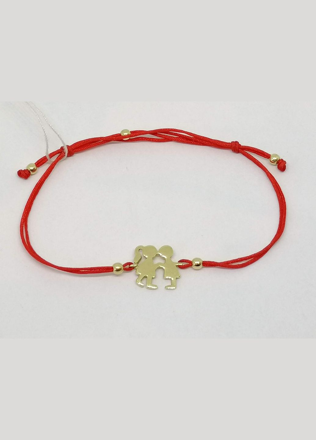 Браслет "Закохані" з текстилю зі вставками із золота. 321919Ж Столична Ювелірна Фабрика (296594951)