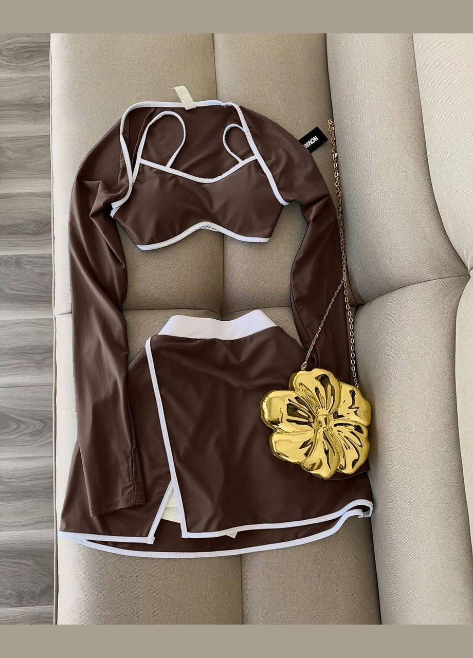 Женский костюм тройка с юбкой-шортами. Avanti (332621005)