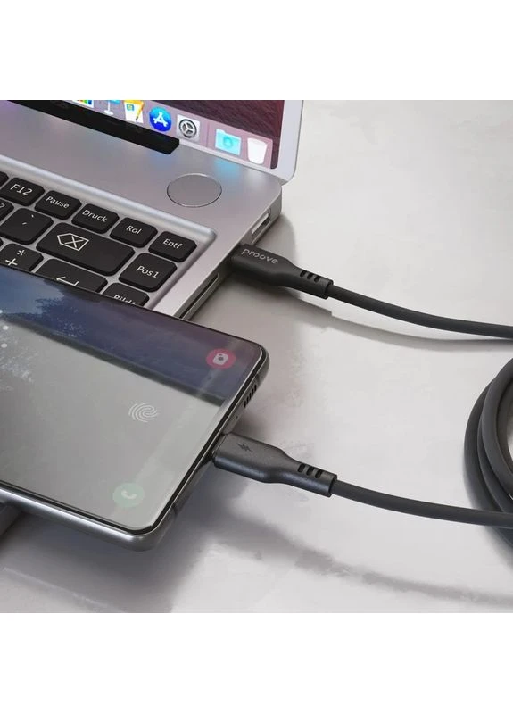 Кабель Rebirth Type-C to Type-С 60W (1m) green Proove (397307671)