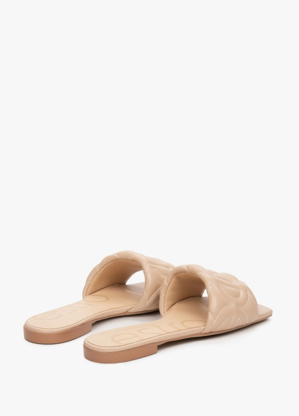 Шльопанці, колір бежевий Estro (299776112)