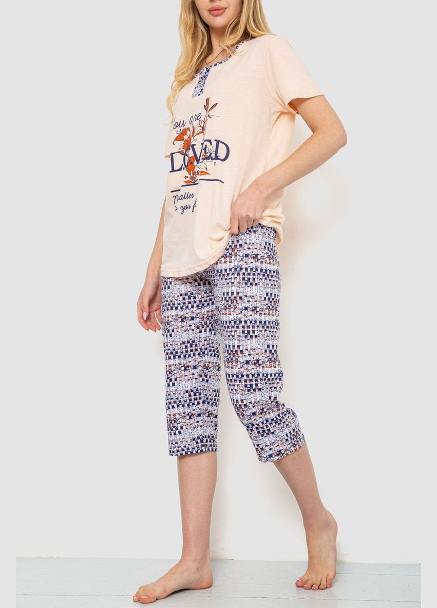 Комбінована жіноча піжама з принтом Ager 219R118