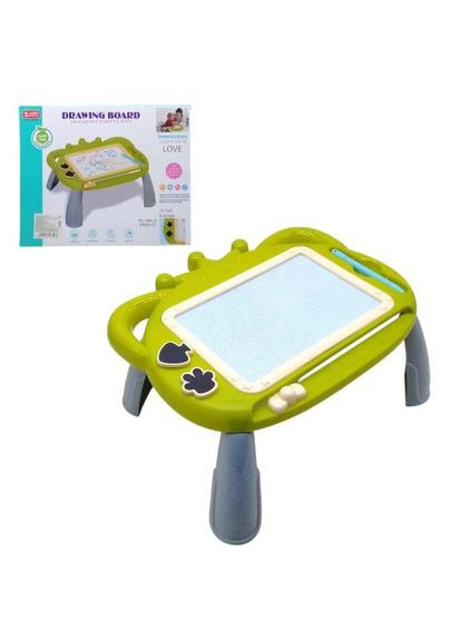 Стол для рисования ZHIHUIMENG магнитный зеленый для детей с печатями и стилусом для творчества. ProDobro (367091122)