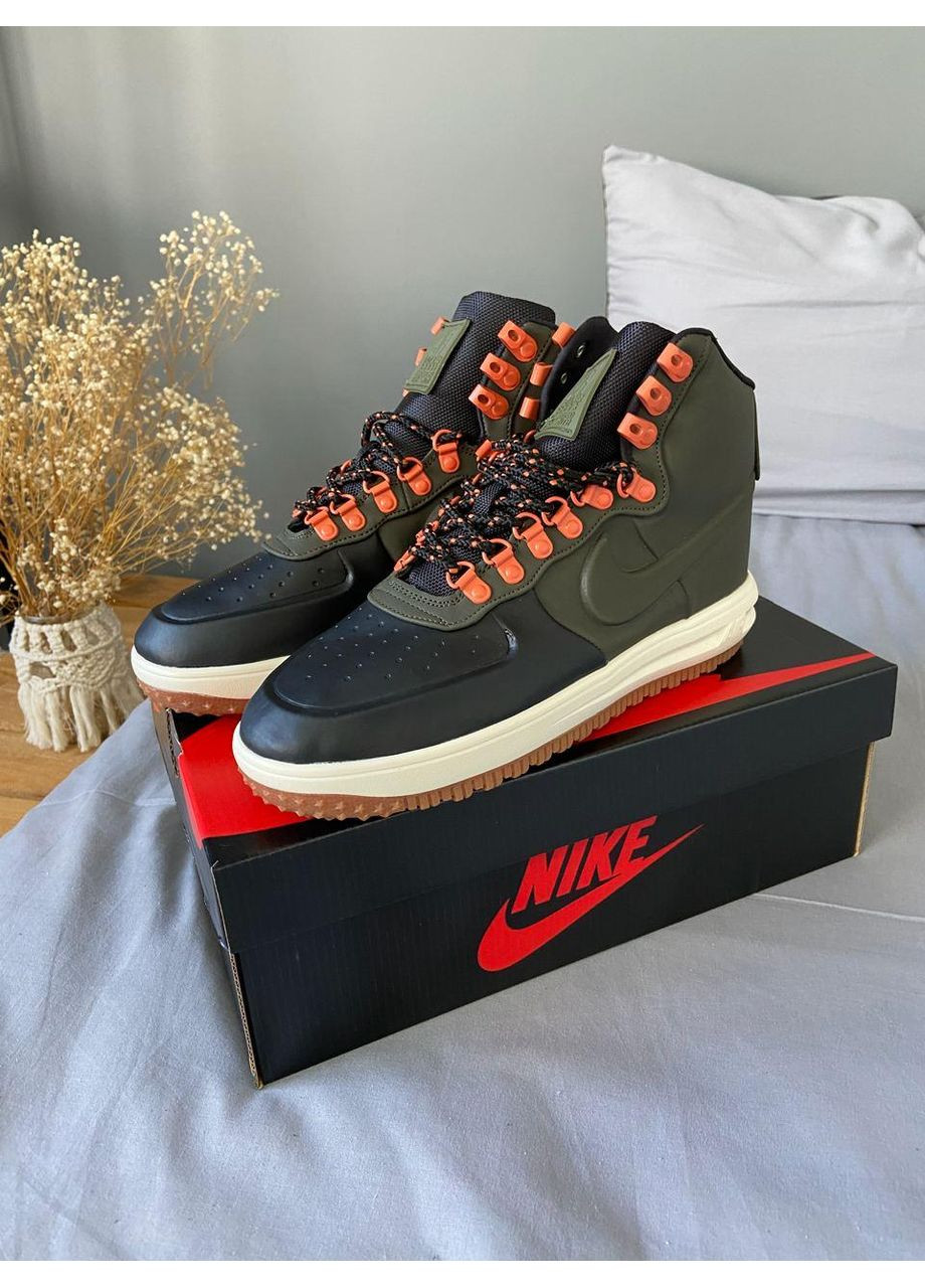 Черные демисезонные кроссовки мужские nike duckboot 18 black sequoia найк дакбут No Brand