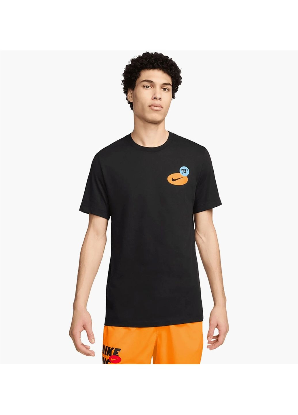 Черная футболка мужская df tee black Nike
