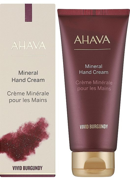 Крем для рук Vivid Burgundy Mineral Hand Cream 100ml (1240803-31024535) Ahava (368617019)