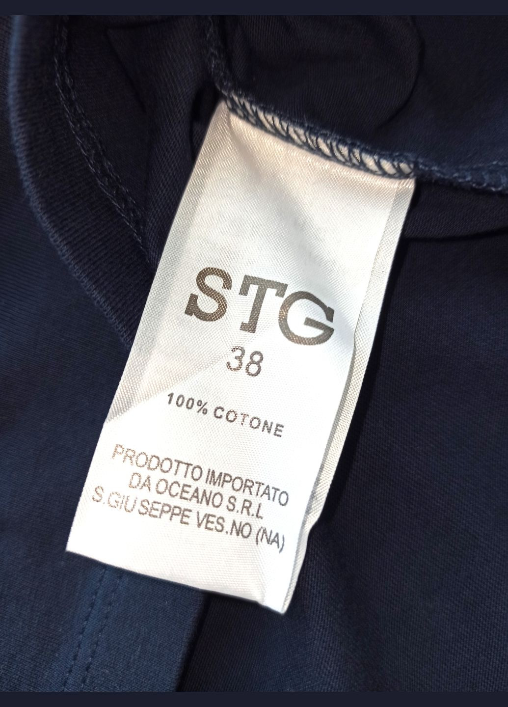 Темно-синяя демисезонная футболка для парня stg136 темно-синяя (146 см) Street Gang