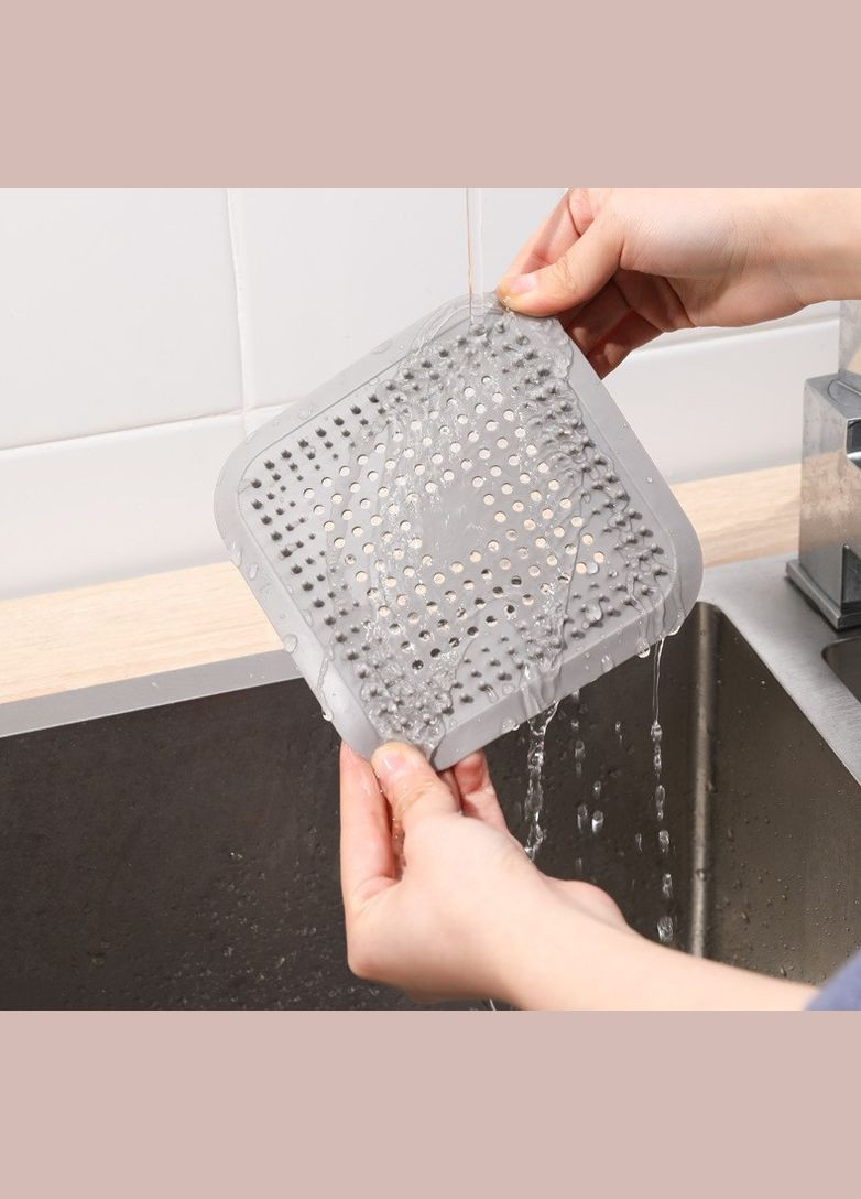 Уловитель волос для ванной комнаты ситечко-фильтр для раковины и душевого трапа No Brand (324834220)