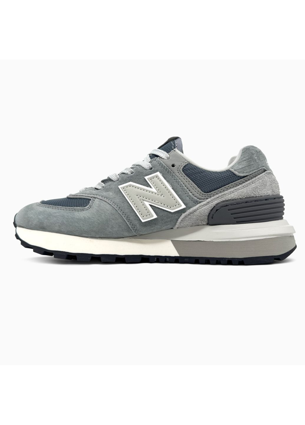 Серые демисезонные кроссовки женские и мужские new balance 574 legacy grey | нью беланс 574 серые No Brand