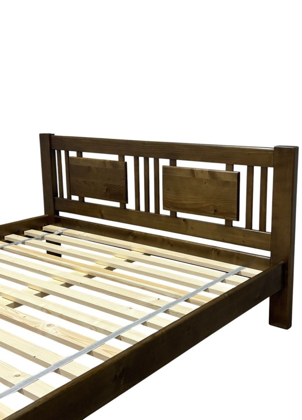 Двоспальне дерев'яне ліжко дуб 180х200 Скіф Л-225 (369653918)