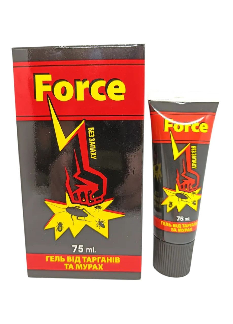 Гель від тарганів і мурах 75 мл Force (352768656)