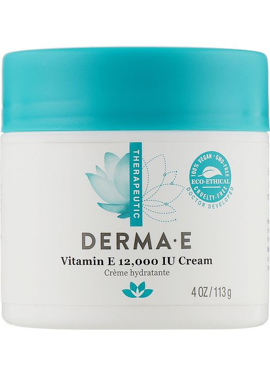 Зволожувальний крем з вітаміном Е Therapeutic Topicals Vitamin E 12 000 IU Cream 113g (864521-31018324) Derma E (368605739)