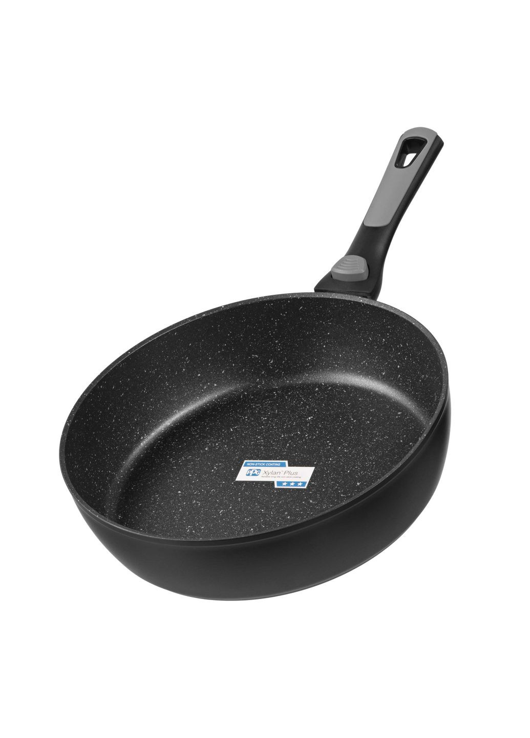 Сковорода глубокая со съемной ручкой Gemini Bari, 28см, алюминий, черный AR1228B Ardesto (306514523)