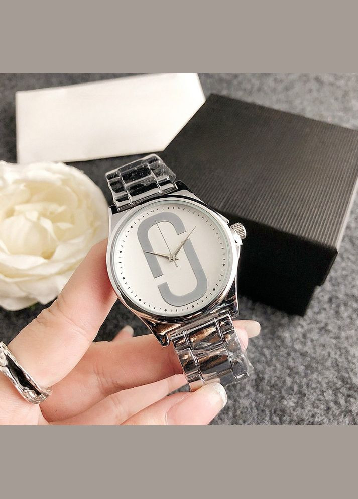 Жіночий наручний годинник металевий стиль Marc Срібло Jacobs (336551837)