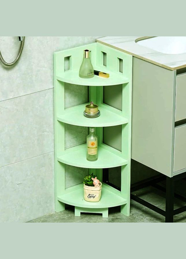 Стеллаж кутовий для ванної з дерева Привальта 24 мохіто (ВУГ-241253) No Brand (328091529)