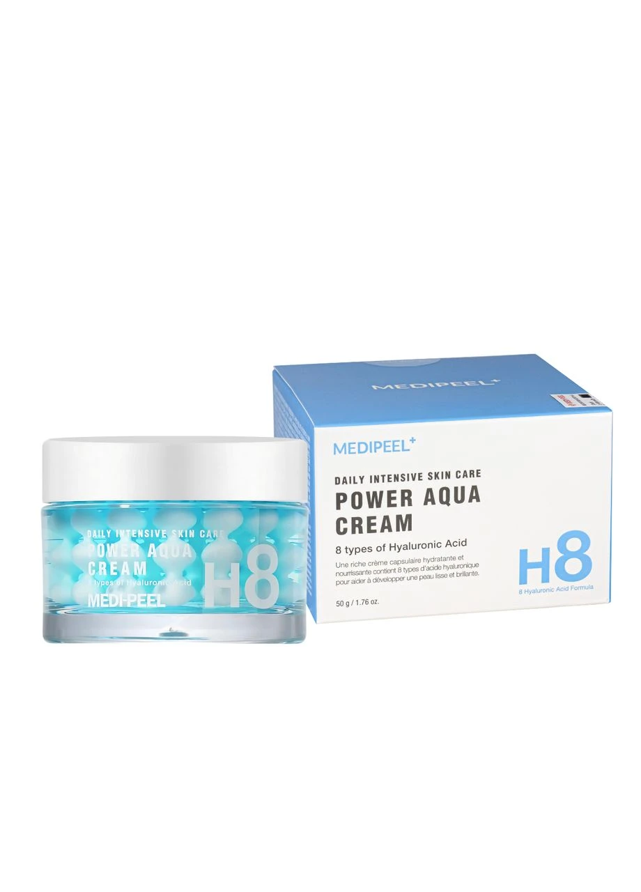 Medi-Peel Крем для обличчя капсульний зволожувальний Power Aqua Cream з пептидами 50 мл — Крем, Південна Корея (377982903)