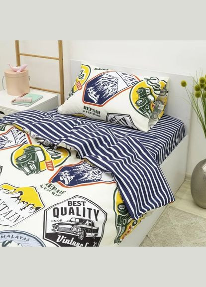 Комплект постільної білизни підлітковий ранфорс 24272 100% бавовна Viluta (334303253)