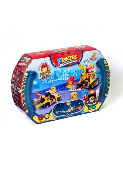 Игровой набор ТУРБОКРАН (машинка-конструктор, гонщик, аксесс.) T-Racers (319146064)