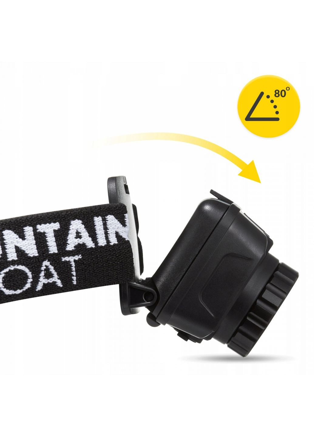 Фонарь налобный LED 350 lm аккумуляторный, с регулировкой наклона Black (P-5907739318411) Mountain Goat (355169269)