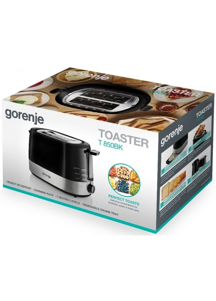 Тостер T850BK Gorenje (339082171)