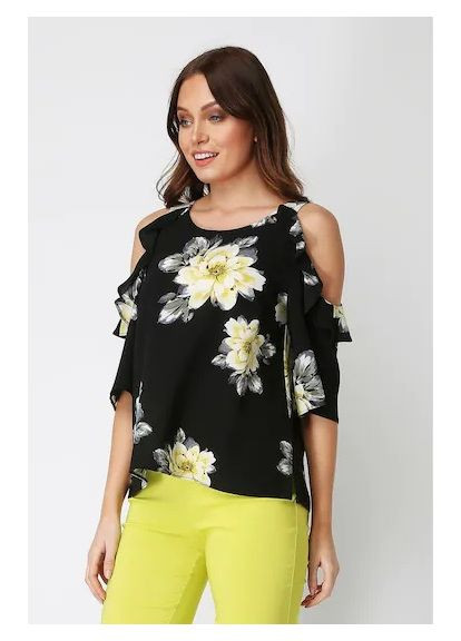 Чорна блузка Roman