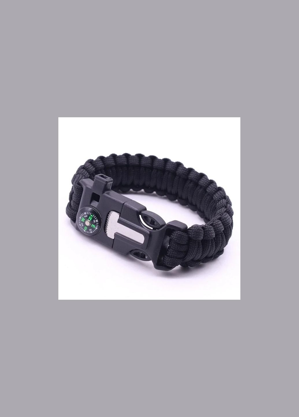 Браслет для виживання Paracord. Плетений браслет із паракорду No Brand (318359391)