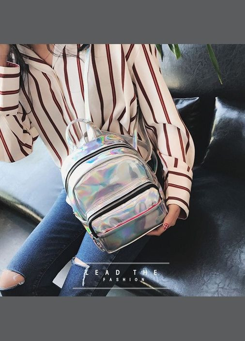 Рюкзак жіночий маленький блискучий(BRT) Brettani (365243769)