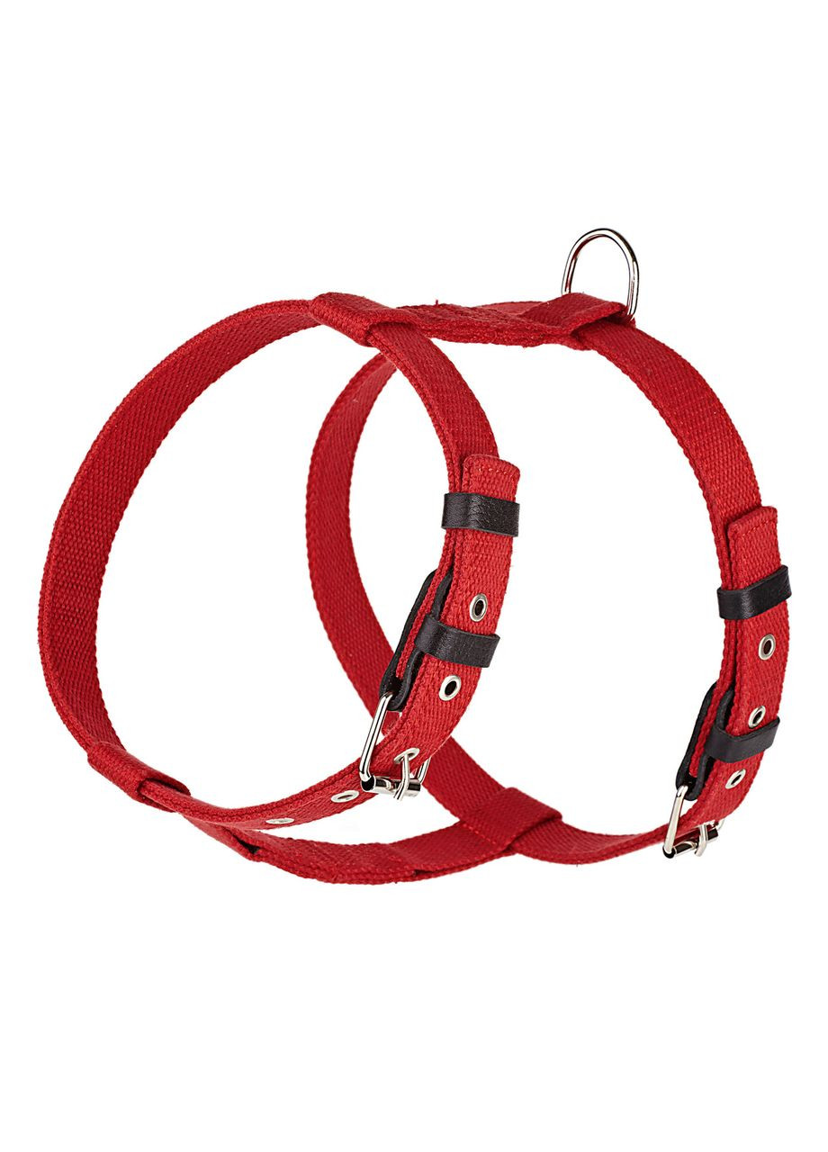 Шлей из брезента 35 мм А-850-980, В-970-1100 мм Красный Kareline (339075595)