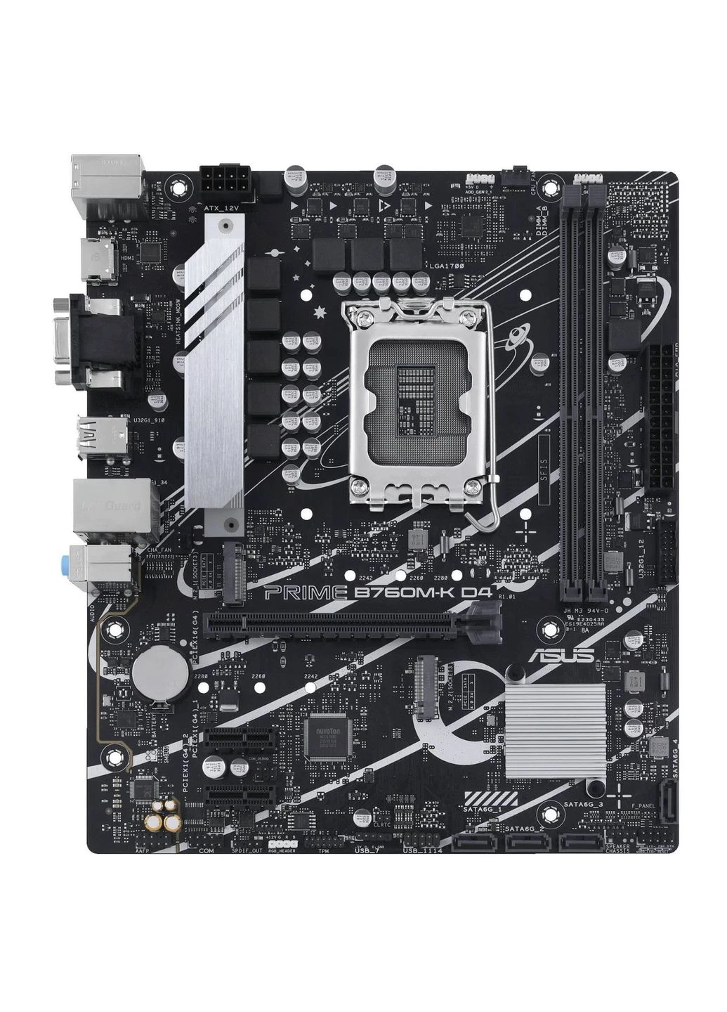 Материнська плата Asus PRIME B760M-K D4 (276190459)