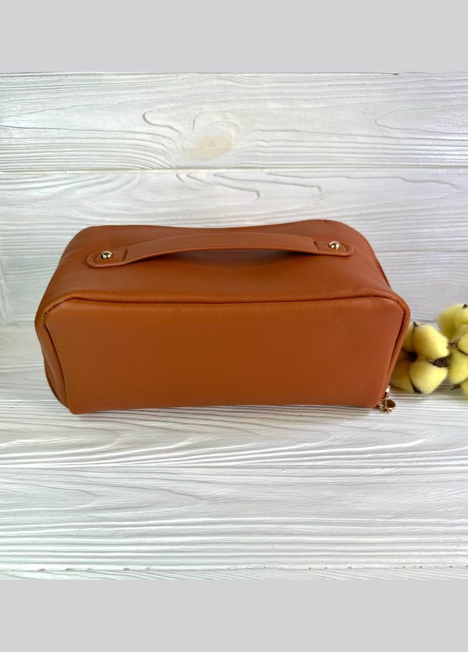 Містка косметичка стильний органайзер з ручкою для зберігання косметичного приладдя для дому для подорожей No Brand (330618813)