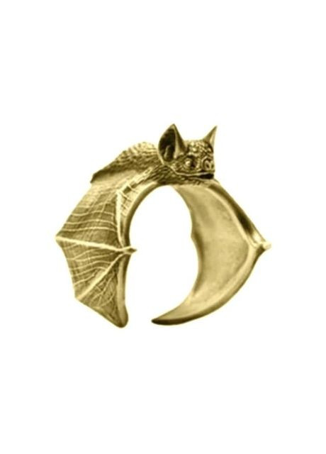 Кольцо перстень золотистая Летучая мышь кольцо женское мужское в виде летучей мыши размер регулируемый Fashion Jewelry (285814497)