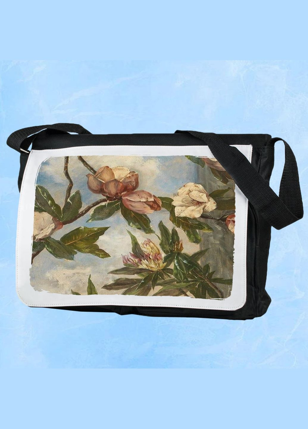 Мужская (женская) сумка через плечо для спортзала дорожная универсальная Art #010 Черный No Brand (322119198)