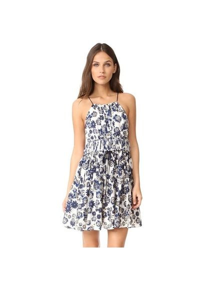 Синя кежуал сукня Cinq a Sept з квітковим принтом