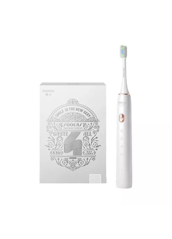 Електро зубная щітка X3U Limited Edition біла SOOCAS (370612865)