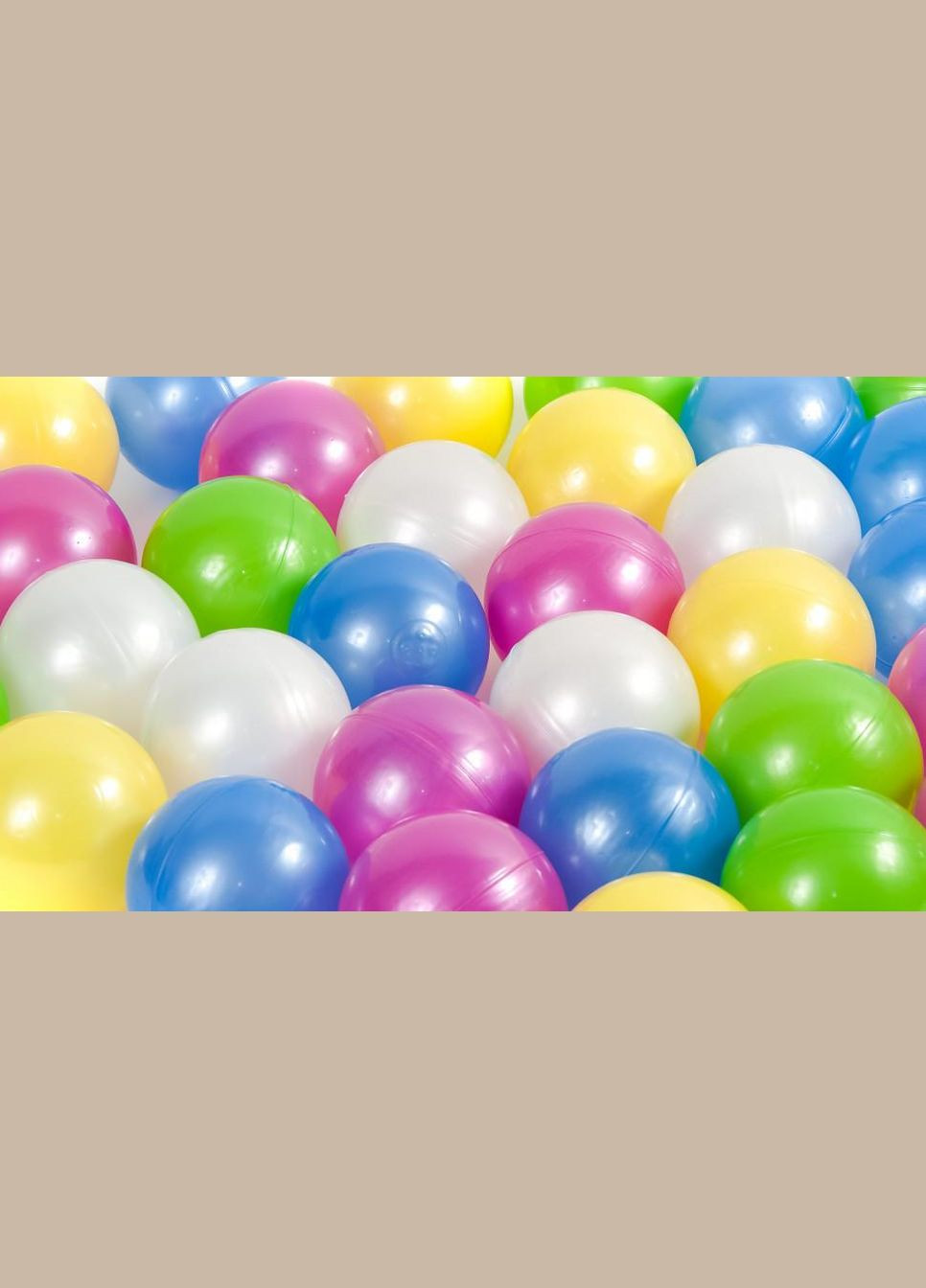 Кульки для сухого басейну перламутрові 00467, 70 мм No Brand (330604775)