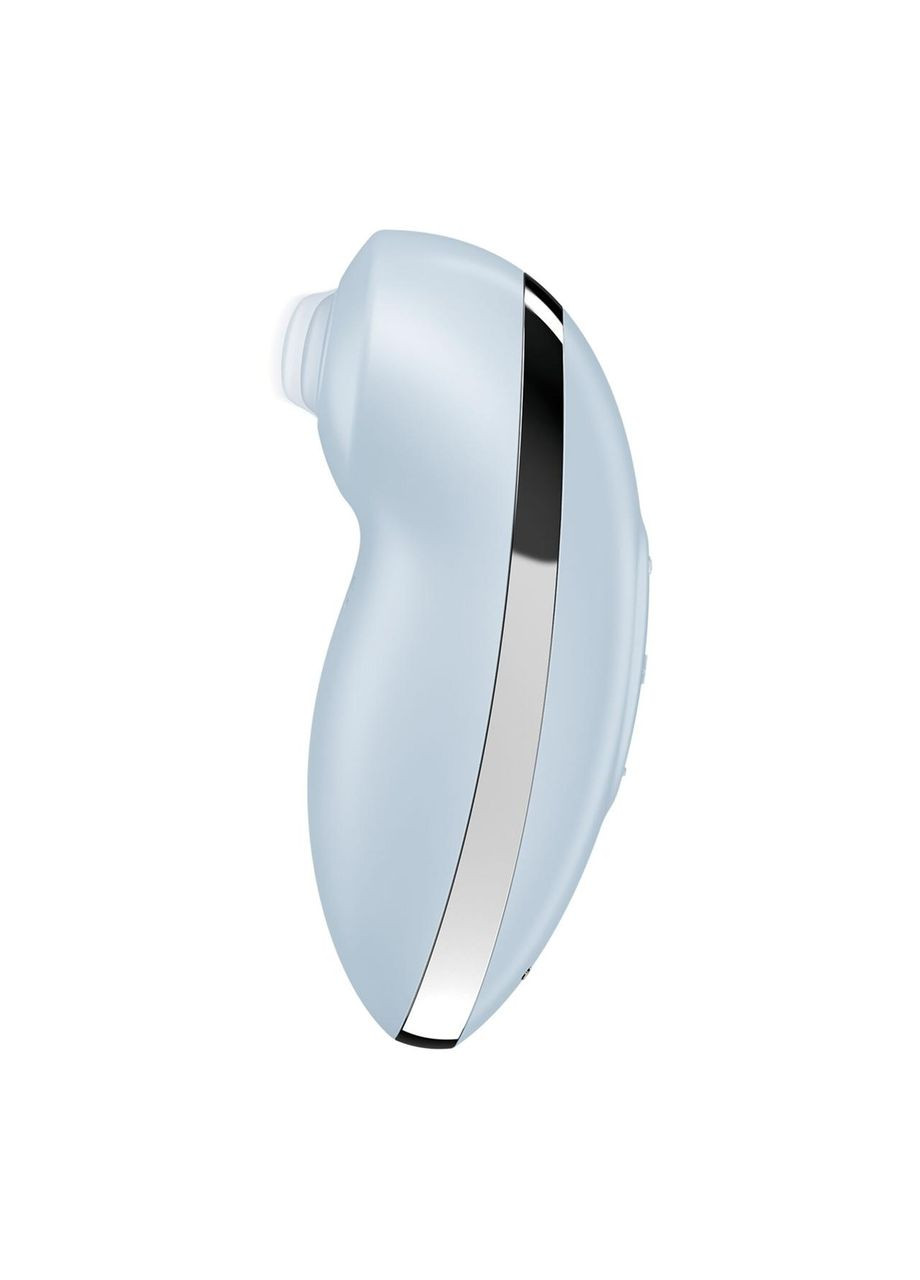 Вибростимулятор-пульсатор Tap & Climax 2 Blue, эффект постукивания пальцем Satisfyer (330617759)