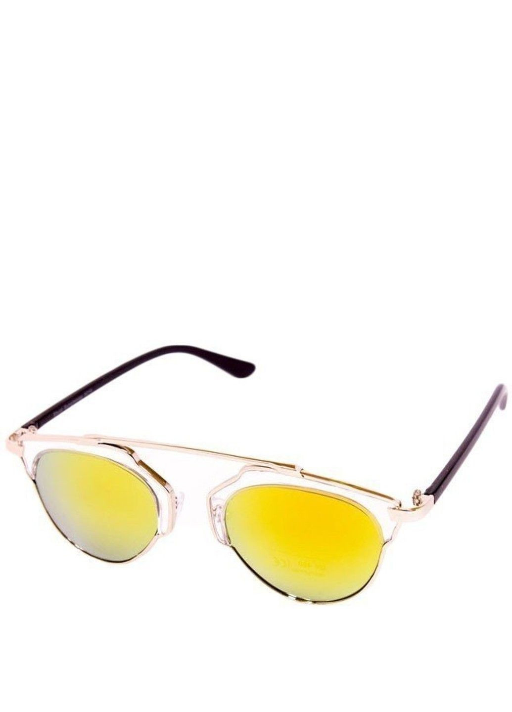 Сонцезахисні дзеркальні жіночі окуляри 9010-5 BR-S (291984224)