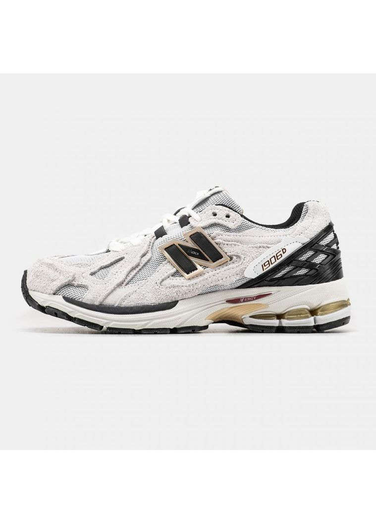 КРОССОВКИ ЖЕНСКИЕ NEW BALANCE 1906D WHITE BLACK НЬЮ БЕЛАНС 1906D No Brand чёрные демисезоны (367169991)