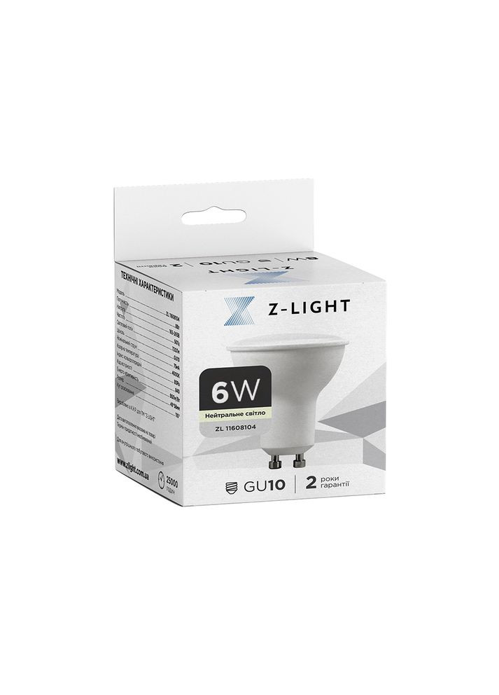 Лампа ZL 1032 GU10 6w 4000k (LVS3949) Levistella (370254032)
