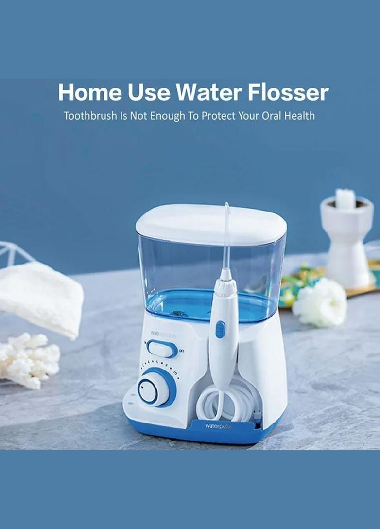 Ирригатор V300 5 насадок blue Waterpulse (322812509)