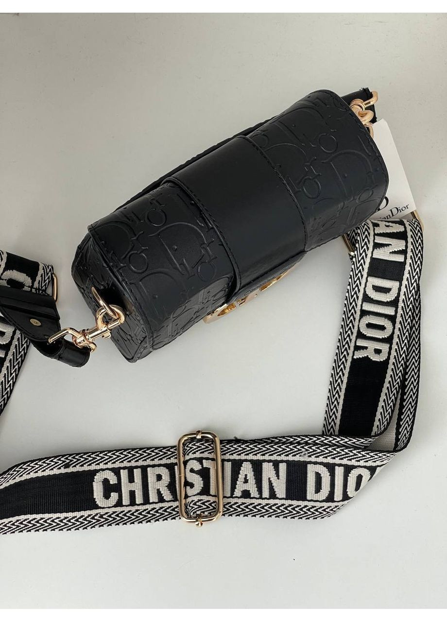Жіноча сумка Christian Dior Крістіан Діор чорна кросс боді No Brand (354792740)
