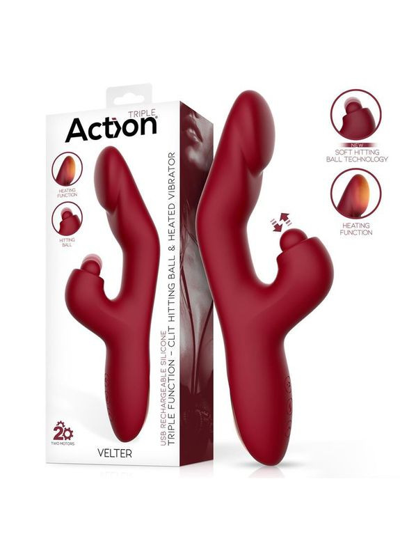 VELTER SOFT CLIT HITTING BALL WITH VIBRATION AND HEATING FUNCTION 18+ Action (297365700)