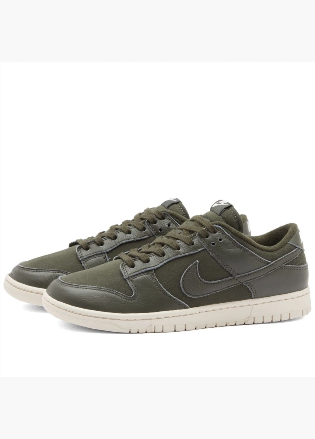 Сірі Осінні кросівки чоловічі dunk low retro premium grey/olive dz2538-300 Nike