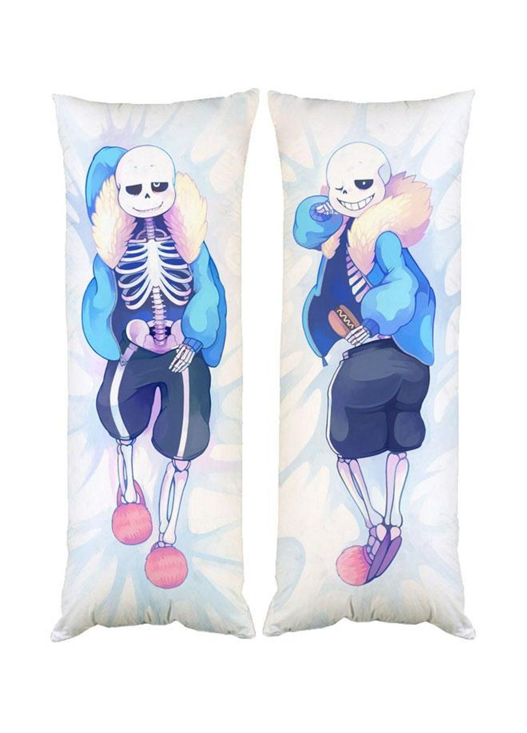 Подушка дакімакура Санс Андертейл Undertale декоративна ростова подушка для обіймання двостороння No Brand (328315057)