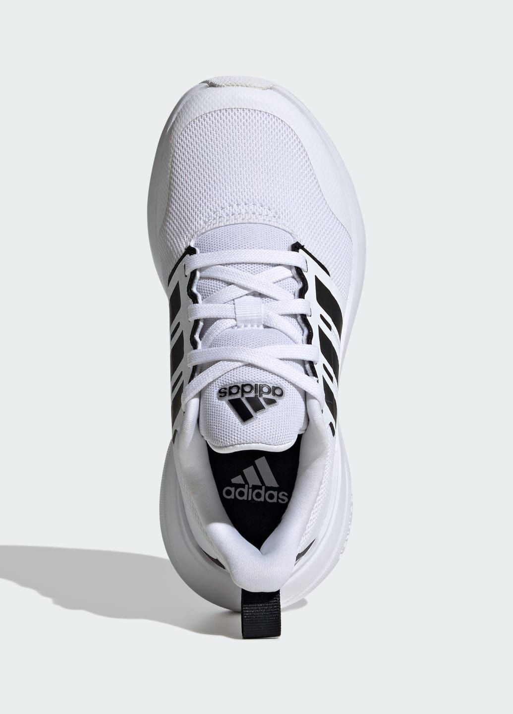 Білі всесезонні кросівки fortarun 2.0 cloudfoam lace adidas