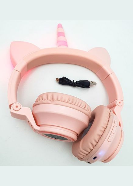 Дитячі навушники бездротові Єдиноріг Cat STN-27 LED Bluetooth (1756375346) No Brand (333800240)